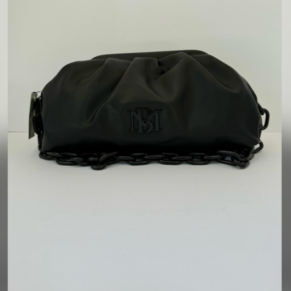 Badgley Mischka Black Chain Clutch
